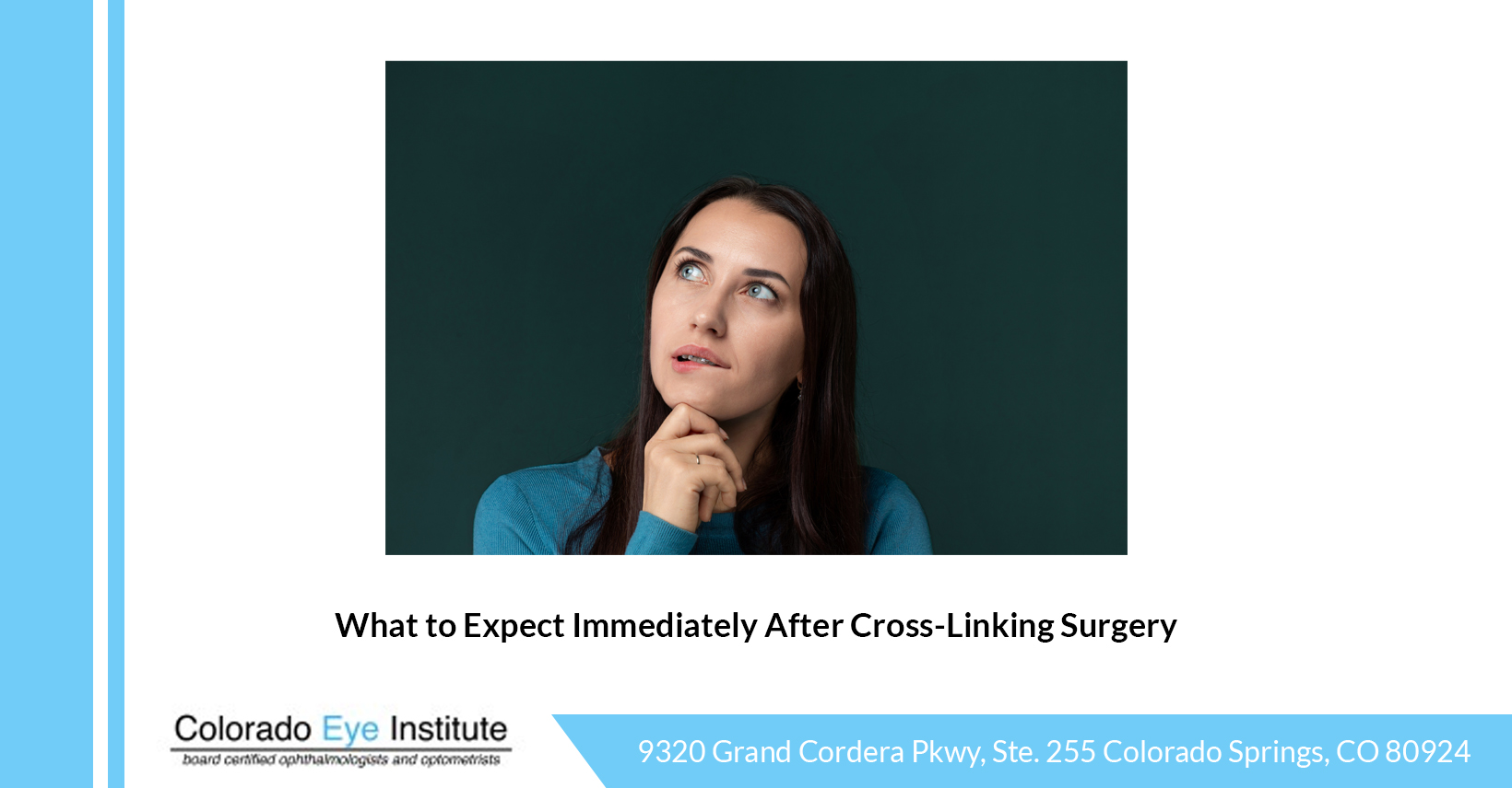 What to Expect Immediately After Cross-Linking Surgery